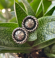 Load image into Gallery viewer, "Lasso The Leaf Studs"
