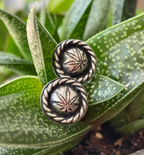Load image into Gallery viewer, "Lasso The Leaf Studs"