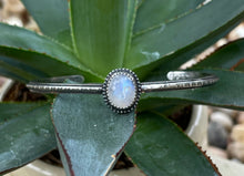 Load image into Gallery viewer, "Textured Moonstone Cuff"