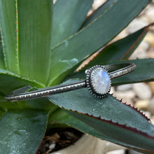 Load image into Gallery viewer, "Textured Moonstone Cuff"