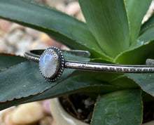 Load image into Gallery viewer, "Textured Moonstone Cuff"