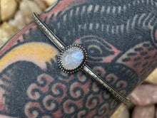 Load image into Gallery viewer, "Textured Moonstone Cuff"