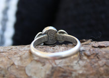 Load image into Gallery viewer, Amethyst Stamped Ring