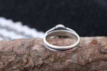 Load image into Gallery viewer, Double Banded Amethyst Stamped Ring