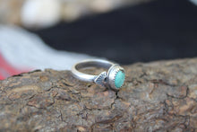 Load image into Gallery viewer, Turquoise Stamped Ring