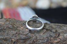 Load image into Gallery viewer, Turquoise Stamped Ring