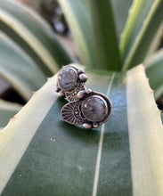 Load image into Gallery viewer, Rutilated Quartz Stamped Studs