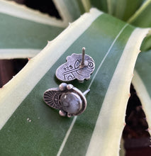 Load image into Gallery viewer, Rutilated Quartz Stamped Studs