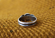Load image into Gallery viewer, Moonstone Stamped Ring