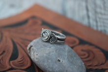 Load image into Gallery viewer, Rutilated Quartz Stamped Ring
