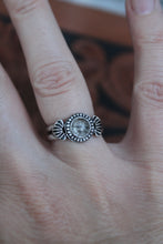 Load image into Gallery viewer, Rutilated Quartz Stamped Ring