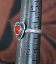 Load image into Gallery viewer, "Heartbeat" Coral Ring