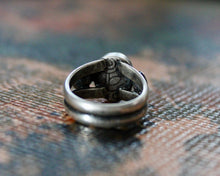 Load image into Gallery viewer, Turquoise Ring with Side Ball & Cups