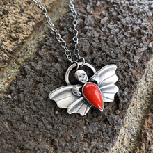 Load image into Gallery viewer, "Death's Head Moth Necklace"