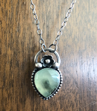 Load image into Gallery viewer, "Propagation" Prehnite Floral Necklace