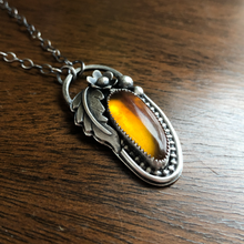 Load image into Gallery viewer, "Aw, Honey, Honey" Baltic Amber Floral Necklace