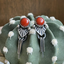 Load image into Gallery viewer, "Flame Thrower" Stud Earrings