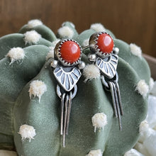 Load image into Gallery viewer, "Flame Thrower" Stud Earrings