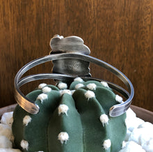 Load image into Gallery viewer, "Mother Knows Best" Prehnite Statement Cuff