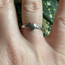 Load image into Gallery viewer, Tiny Heart Stacker Ring
