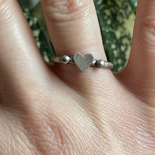 Load image into Gallery viewer, Tiny Heart Stacker Ring
