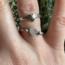 Load image into Gallery viewer, Tiny Heart Stacker Ring