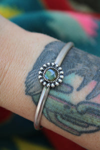 Beaded Labradorite Stacker Cuff