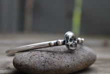 Load image into Gallery viewer, Skull &amp; Ball Stacker Cuff
