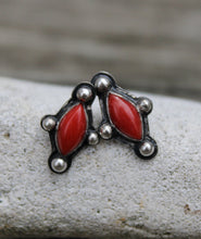 Load image into Gallery viewer, Coral Studs with Balls
