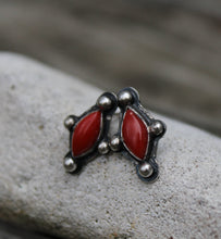 Load image into Gallery viewer, Coral Studs with Balls
