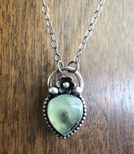 Load image into Gallery viewer, &quot;Propagation&quot; Prehnite Floral Necklace
