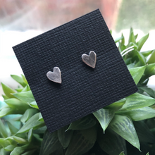 Load image into Gallery viewer, Sterling Heart Studs
