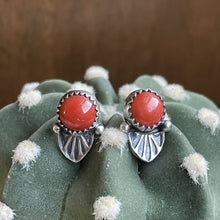 Load image into Gallery viewer, &quot;Red Arrow&quot; Stud Earrings
