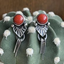 Load image into Gallery viewer, &quot;Flame Thrower&quot; Stud Earrings
